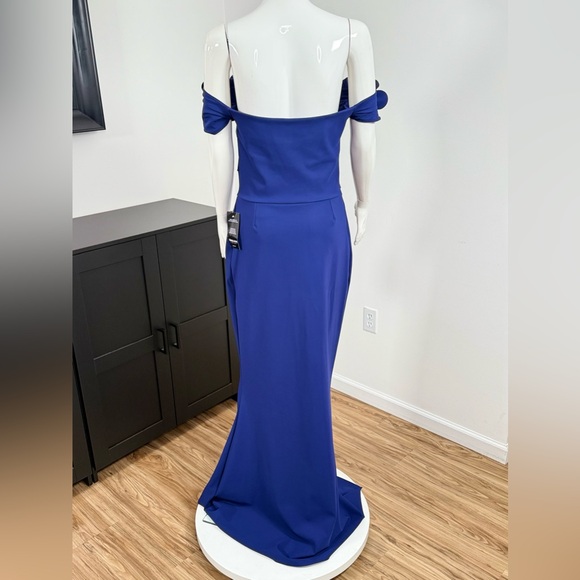 Chiara Boni La Petite Robe Yiana Floral Appliqué Gown Size 10 $1090 - Picture 10 of 13